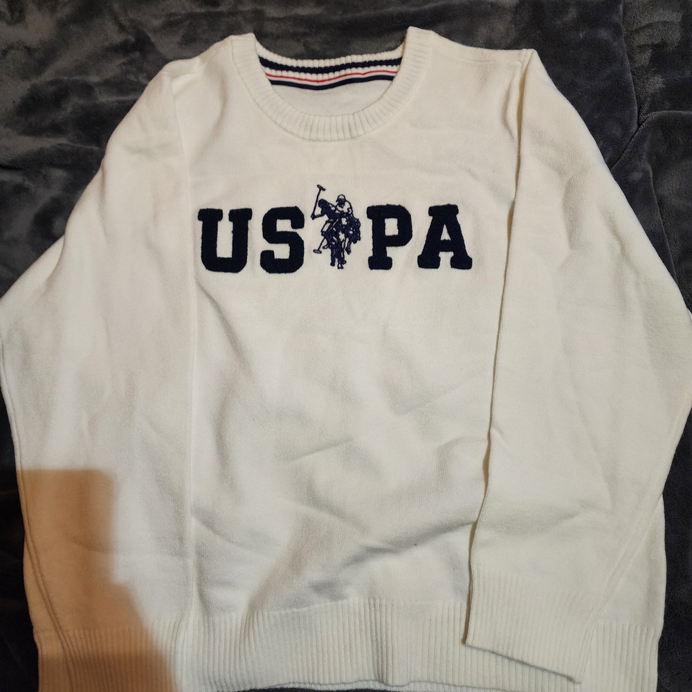 US Polo Assn. White Sweater